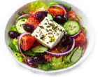 Greek salad with feta