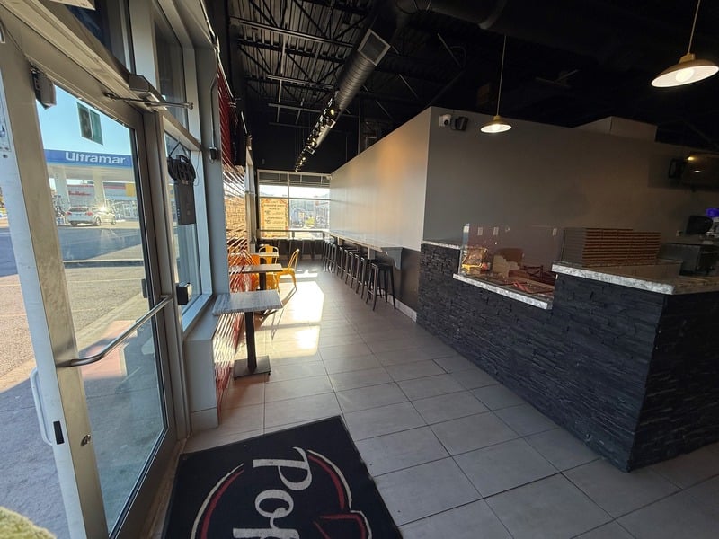 Service counter inside Poppi’s